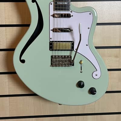 D'Angelico Excel Giacomo Turra Signature Bedford SH Peppermint Electric Guitar Gigbag image 2
