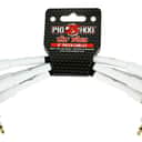 Lifetime Warranty! Pig Hog Lil Pigs 1/4"-1/4", 6" Right Angle Patch Cables, PHLIL6