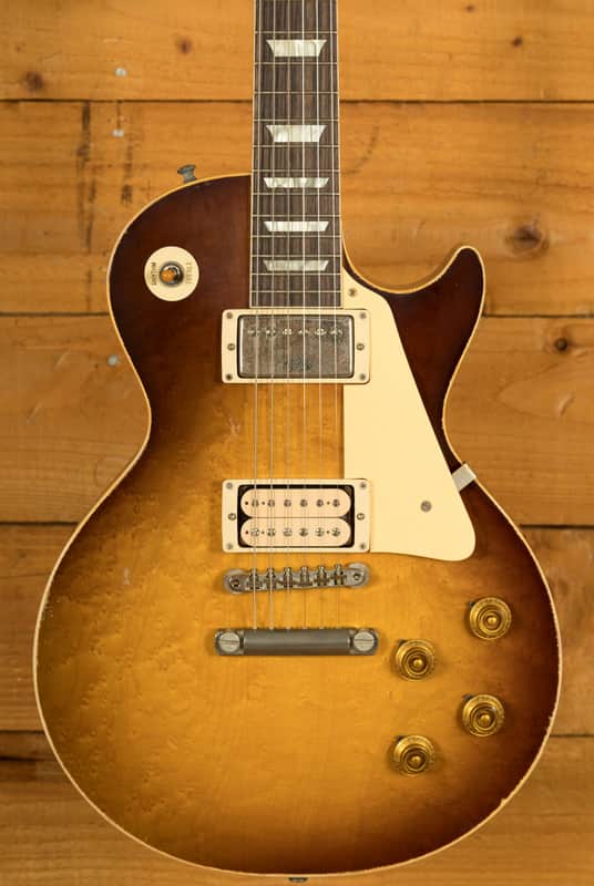 Gibson Custom Murphy Lab 1959 Les Paul Standard Birdseye | Peach Tea Burst - Light Aged image 1