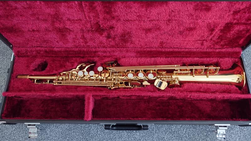 Yamaha YSS-475 Soprano Saxophone 1990s - Gold Lacquer image 1