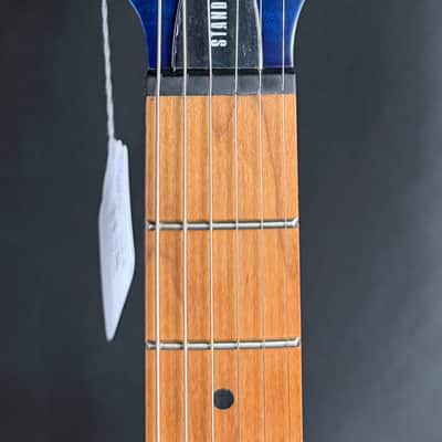 Schecter C-1 Standard Plus Electric Guitar Blue Fade Finish image 9
