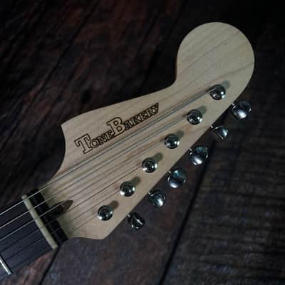 Tone Bakery Jazzbird T with Warmoth Neck and Gotoh Hardware - Silverburst image 9