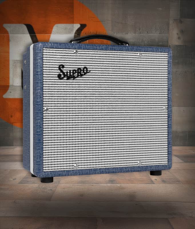 Supro Montauk 15-Watt 1x10 Combo Amp - Blue Rhino (1608R) | Musician Madness image 1