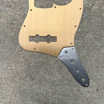 Fender Gold Anodized Aluminum Jazz Bass Pickguard - OEM Fender image 2