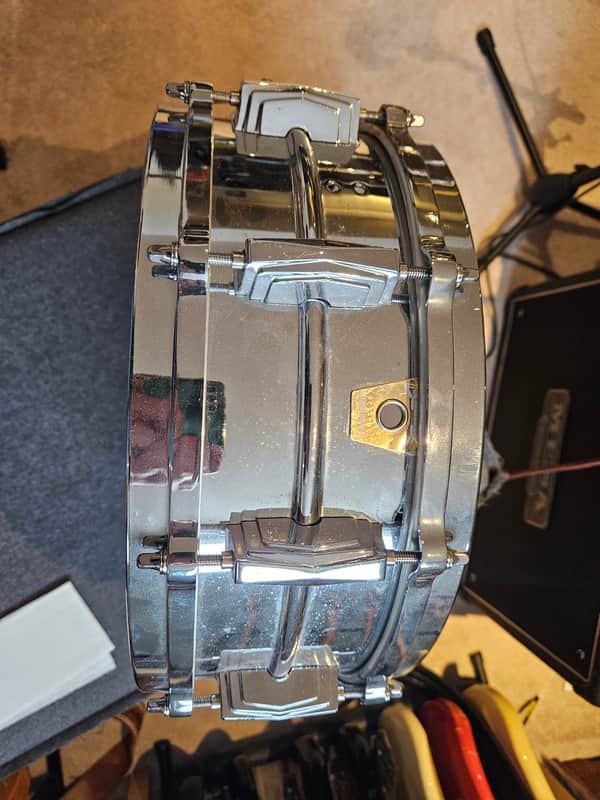 Ludwig Supraphonic Monroe badge Yamaha Cast Hoops image 1