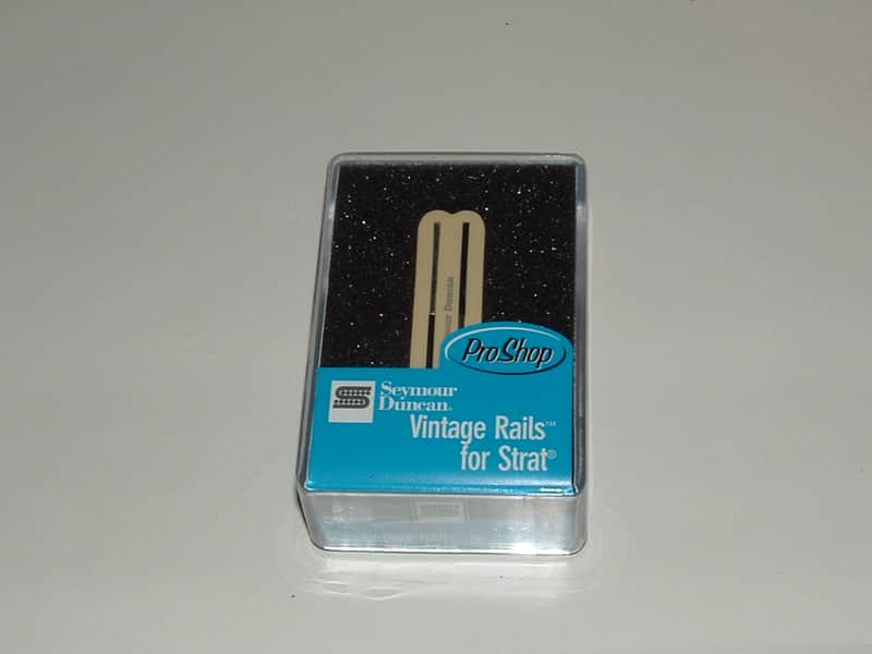 Seymour Duncan SVR-1 Vintage Rails for Strat Neck Pickup (Cream) - SVR-1n Cream image 1