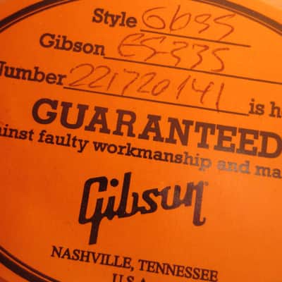 Gibson ES-335 2022 - Cherry Red - CLEAN image 10