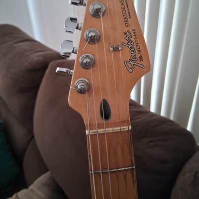 Fender  Standard  stratocaster 1997 2001 - Black image 2
