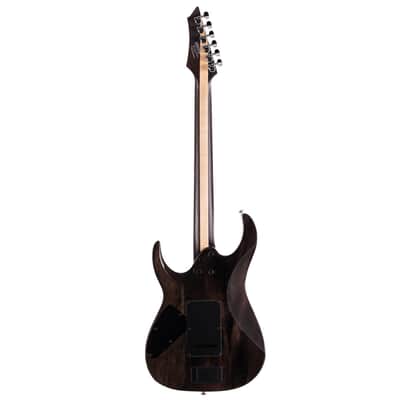 Cort X700DUALITYII-LVB X Series Flamed Maple Top Panga Panga & Hard Maple 3-Ply Laminated Neck 6-String Electric Guitar w/Gig Bag image 4