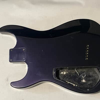 1990's Japan Jackson Professional Stealth HX Flat Top Purple Guitar Body Hard Tail image 18