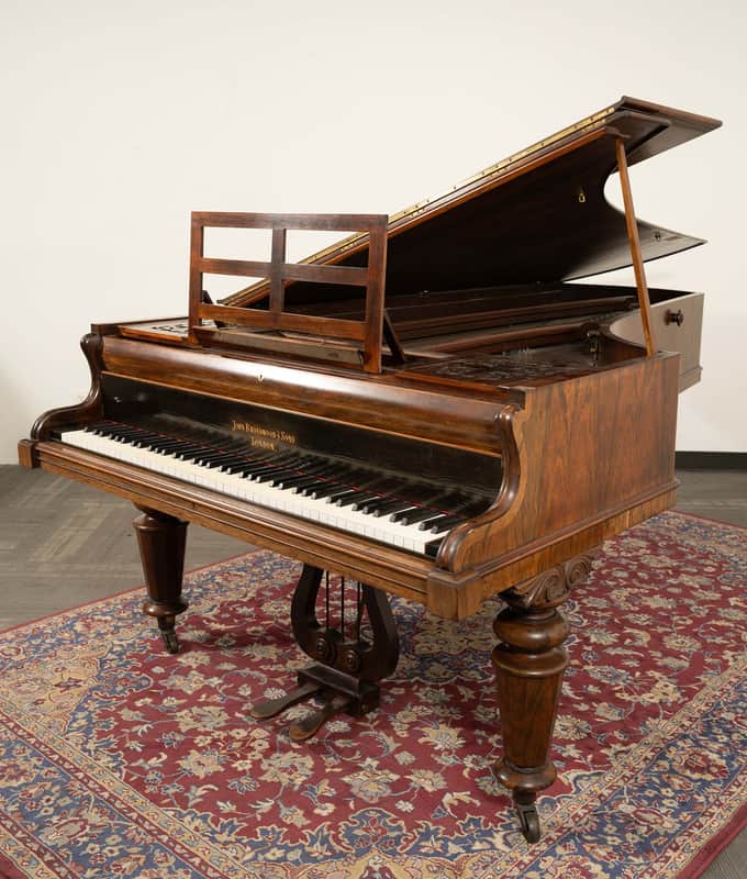 John Broadwood & Sons London Grand Piano | Satin Rosewood | SN: 21027 image 1