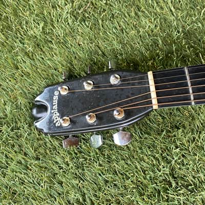 Applause AA14-1 1970s Acoustic w/ Original Case Steel Fret Board Roundback Ovation image 6