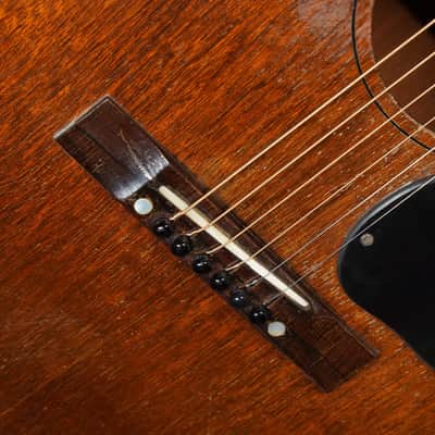 1959 Gibson LG-0 00-Size Acoustic Guitar (VIDEO! Fresh Work, Ready) image 6