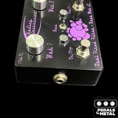 Keeley Dual Fixed Filter w/ Purple Letters - Black - X19961 image 3