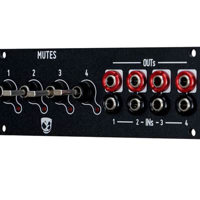 DivKid/Befaco Mutes mk2 3U with Alternate 1U Panel image 5