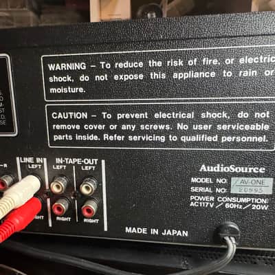 AudioSource AV One Audio Video Selector Processor Graphic Equalizer Japan Bild 8