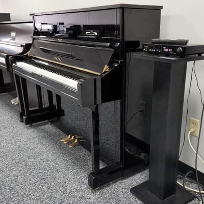 Yamaha MX-1 Disklavier Upright U1 Player Piano Mfg 1999 in Japan Polished Ebony Finish DKC-850 Box image 1