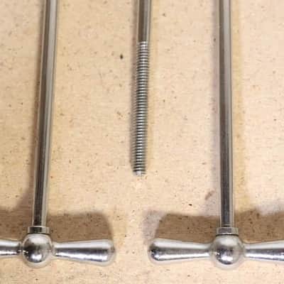 Ludwig 5-1/4" Chrome T Rods 8pk Vintage 1950's -60's #3 image 5