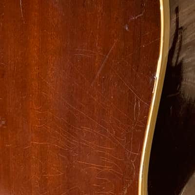 Guild D-40c-NAT 1970s Natural Rare 1st Dreadnaught Cutaway image 13