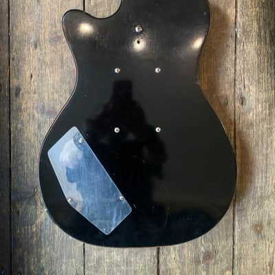 1960's Silvertone 1444 2 Pick up Bass in Black finish image 3