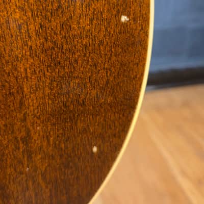 Vintage 1968 Epiphone FT-79 Texan Sunburst w/Original Adjustable Bridge - Over-sprayed Top Only, Changed Bridge & Neck Set image 24