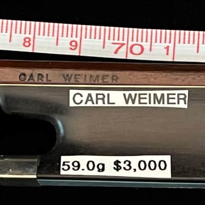 Carl Weimer stamped Violin bow, vintage antique  Violin Bow image 1