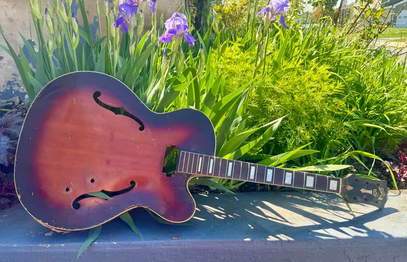 Guild single cut Husk - Sunburst image 1