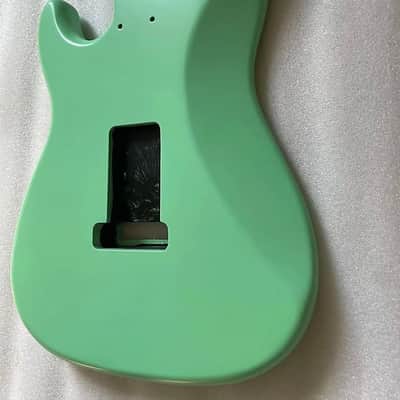 Matte Green Alder Stratocaster Strat Style Guitar Body image 2