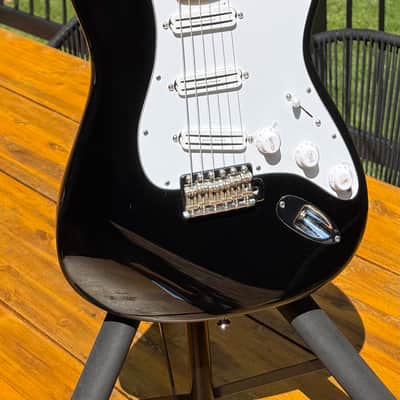 2015 Fender Jimi Hendrix Artist Series Stratocaster – Black/Maple – Upgraded Seymour Duncan Loaded Pickguard image 1