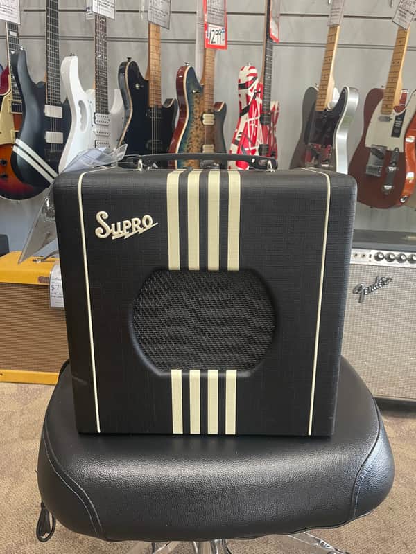 USED - Supro 1818 Delta King 8 1-Watt 1x8" Guitar Combo 2021 - Present - Black image 1
