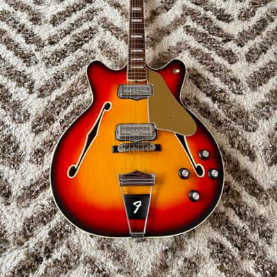 Fender Coronado II with Rosewood Fretboard 1967 - Sunburst image 7