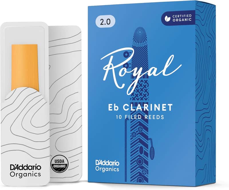 D'Addario Rico Royal RBB1020 2.0 Strength Reeds for Eb Clarinet (10 Pack) image 1