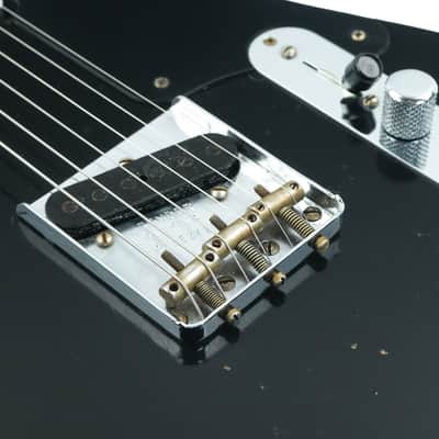Fender Custom Shop Double Esquire Roasted Pine Relic Black 2022 image 7