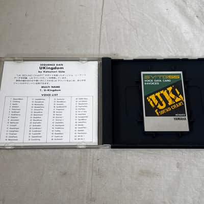 YAMAHA VC5503 VOICE DATA CARD UK SOUND CHART for SY/TG55 image 2