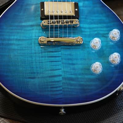 2024 Gibson Les Paul Modern Electric Guitar Figured Cobalt Burst + OHSC image 6