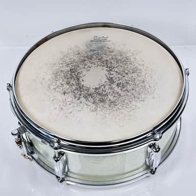 Slingerland 5.5x14" 50's Deluxe Student Model 1-Ply Snare Drum - White Marine Pearl image 14