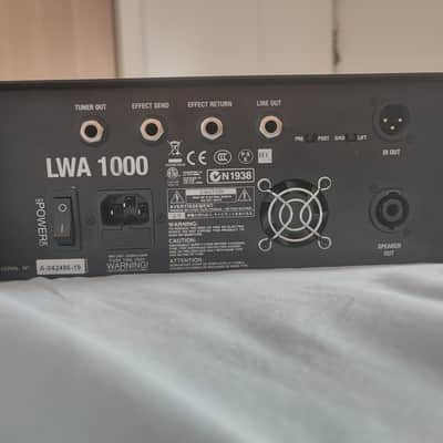 Warwick LWA 1000 Watt 2-Channel Bass Head 2010s - Black image 4