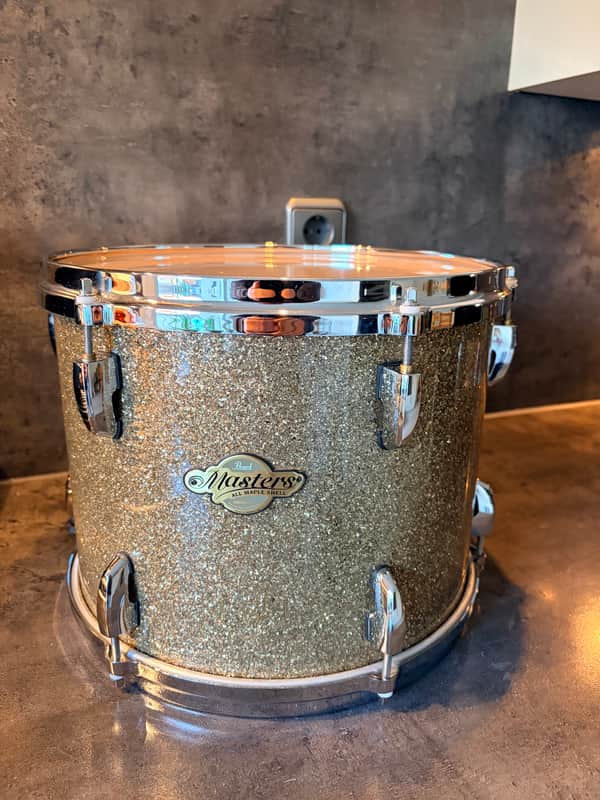 Pearl Masters maple tom 13x10”  MCX1310D/C 2012-2015 - Bronze glass glitter image 1