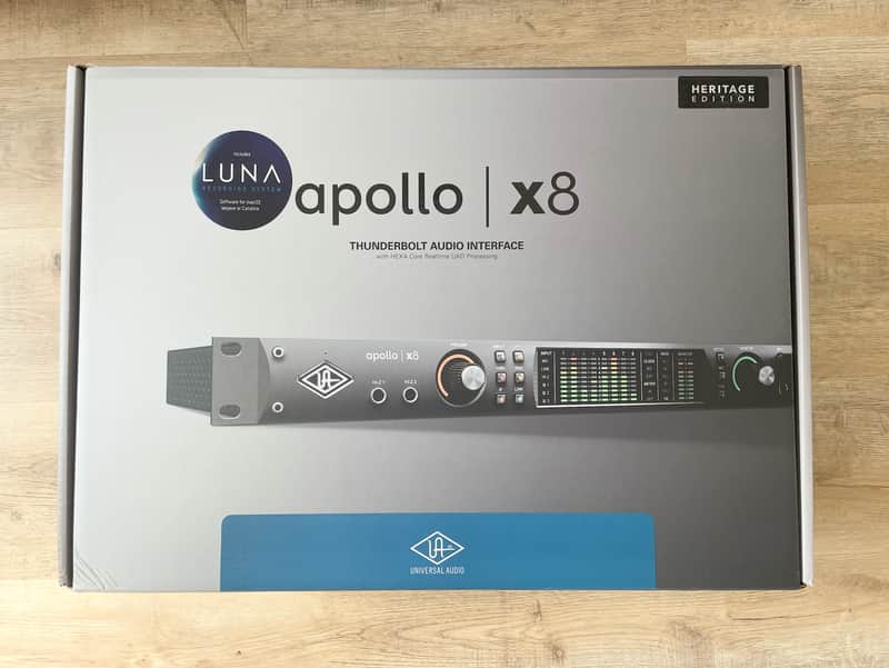 Universal Audio Apollo x8 Heritage Edition Thunderbolt 3 Audio Interface 2020 - Present - Gray image 1