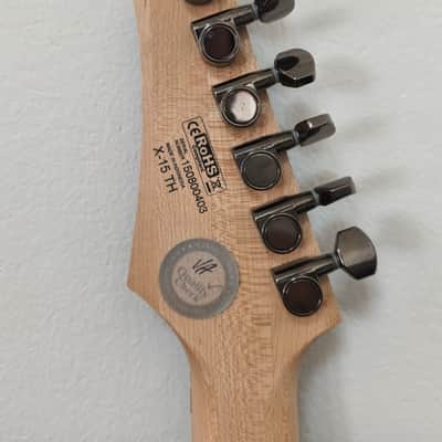 Cort X-15th Anniversary Natural Open Pore Finish Electric Guitar image 10