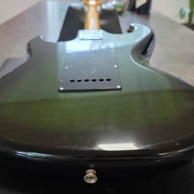 1981 Burns Marvin Greenburst Hank Marvin Signature Brazilian Mahogany Catalog Guitar Made in England UK Lawsuit Scroll Headstock The Shadows Green Burst Jim Burns Actualizers LTD 1979-1983 80s Vintage British image 16