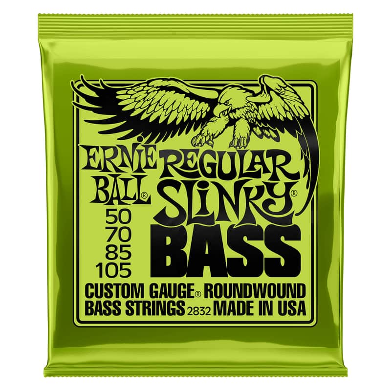 Ernie Ball 2832 Round Wound Regular Slinky Bass Strings (50-105) image 1