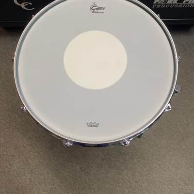 Gretsch USA Custom Hammered Chrome Over Brass 6.5x14 Snare Drum image 5