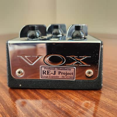 Rare Analogman-Modded Vox Valve-Tone V810.  Silver Mod (TS9, Tube Screamer) + Green LED image 5