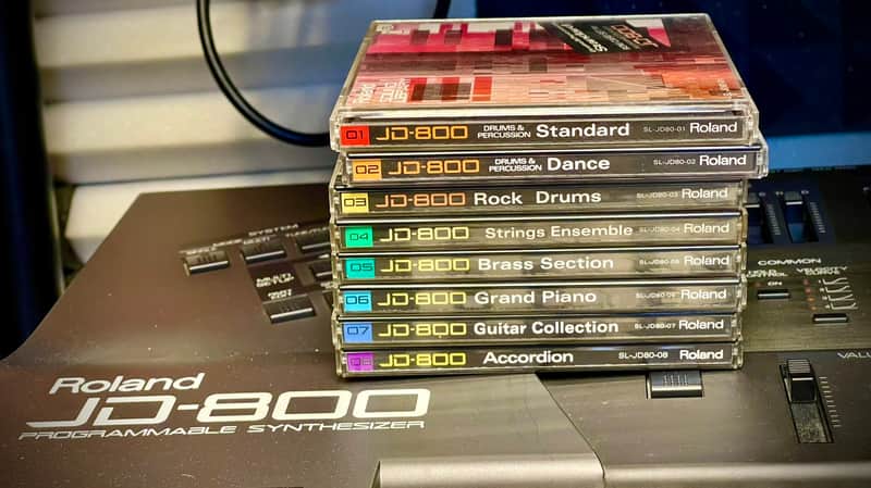 Roland SL-JD80 Full Card Collection 1991 - Black image 1