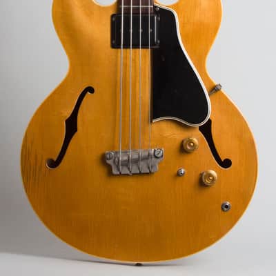 Gibson  EB-2N Electric Bass Guitar (1959), ser. #A-34919, black tolex hard shell case. image 3