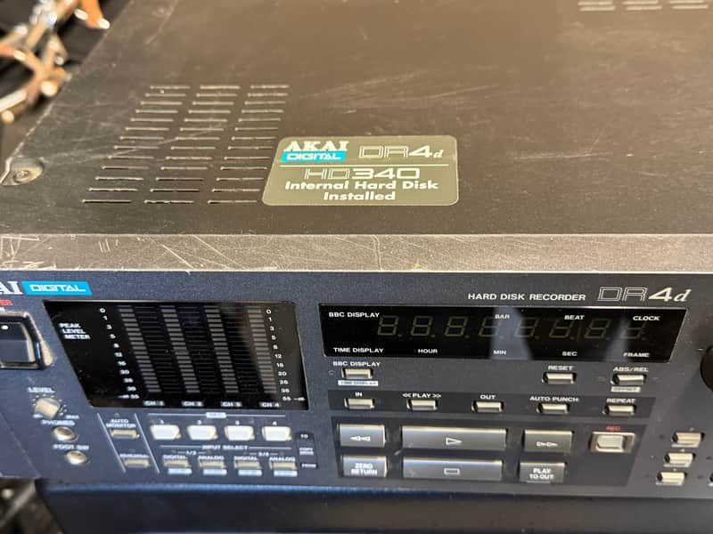 Akai DR4D 4 track hard disc recorder | Reverb