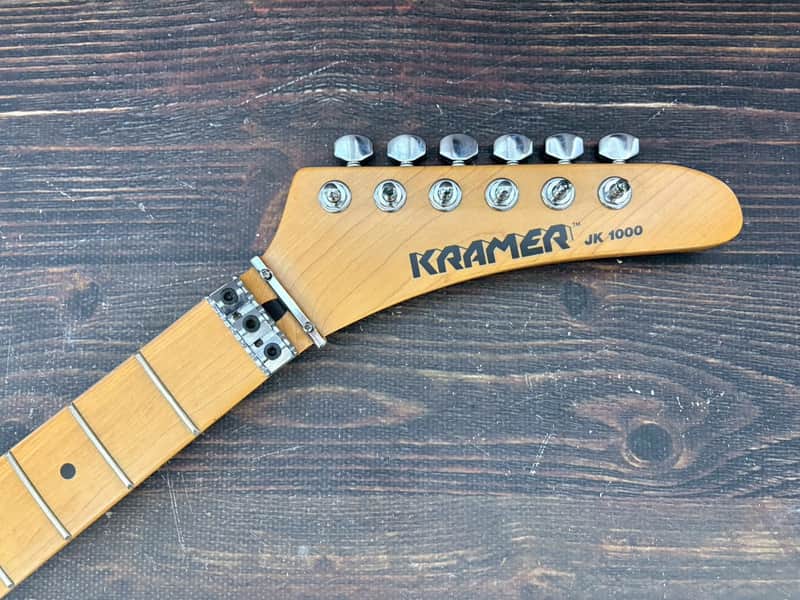80s KRAMER JK1000 Banana Head Neck Natural Head Made in Japan image 1