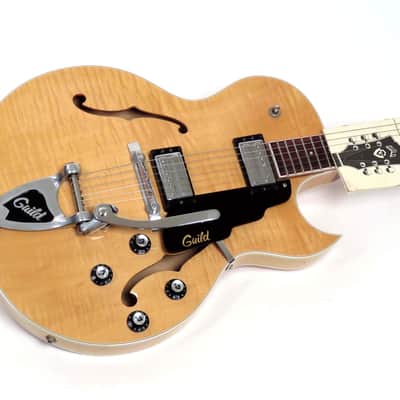 1999 Guild Starfire III - Flamed Maple Natural Blonde - SF-3 USA Westerly, RI Made image 2