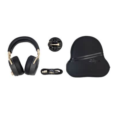 Zildjian ALCHEM-E Perfect Tune Wireless Over-Ear Headphones with 2 Levels Active Noise Cancellation, Bluetooth 5.3, and Customizable EQ Settings (Black) image 4